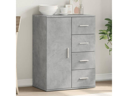Concrete grey sideboard 59x39x80 cm engineered wood PBDZ13614