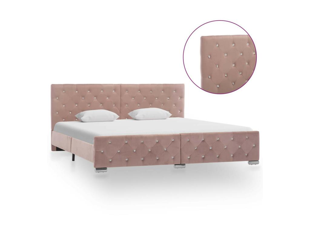 Pink Fabric Bed 180x200 MAFF26833