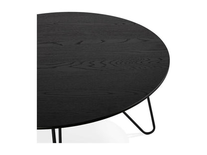 Boislis Designer Coffee Table 80cm Black WHBW18477