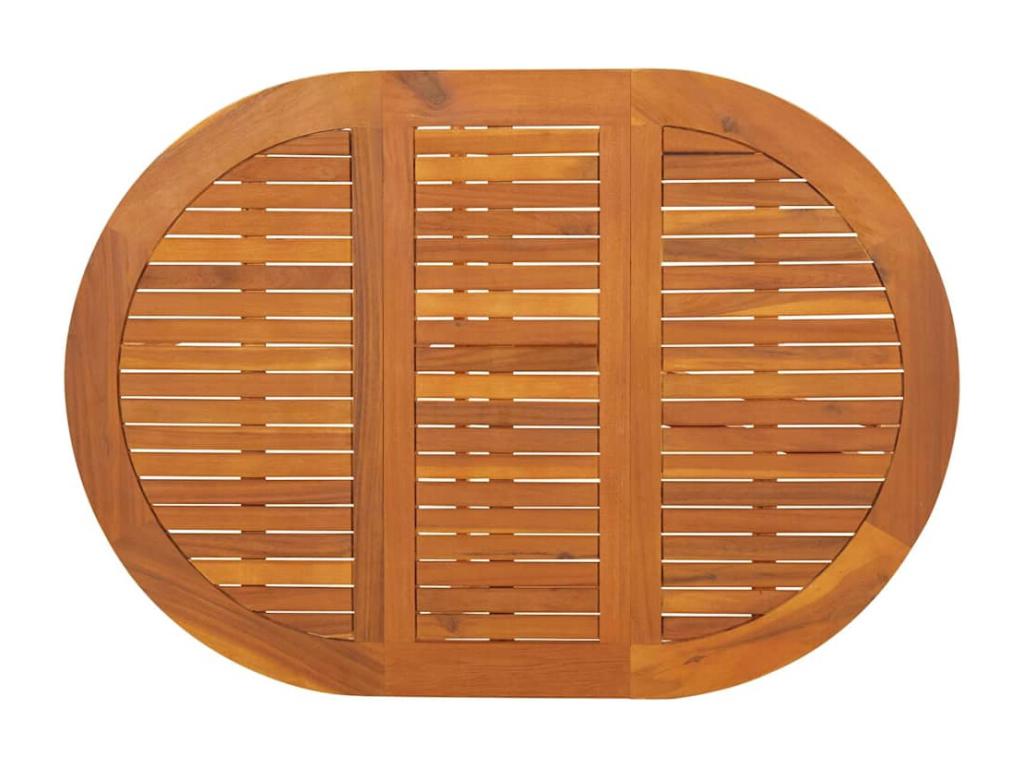 Garden table 130x90x72 cm Solid Ventoriq wood HPJR61808