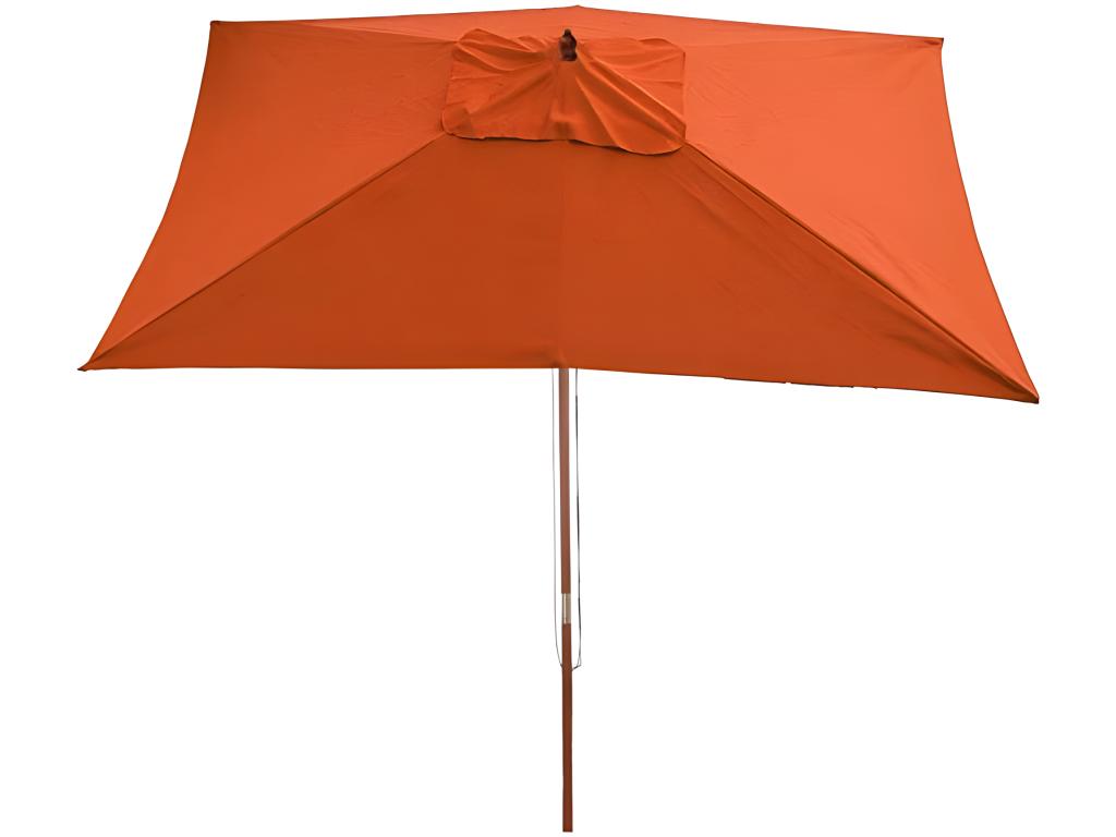 Garden parasol 2x3m brown wood 300x200x260 cm 04 0003819 EHIO67460