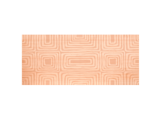 Natural pine wood headboard with print, 130x80cm - Boislis HHTV27949