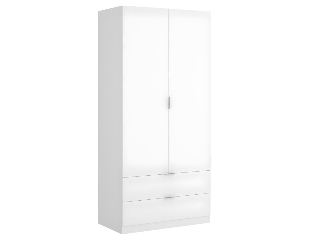 White wardrobe/storage unit - Length 81 x Height 184 x Depth 52 cm ZHZK44333