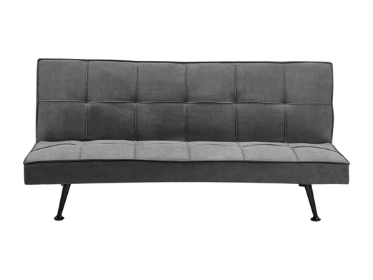 Ventoriq 3-Seater Sofa Bed, Dark Grey Fabric QWXL29217
