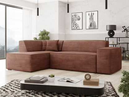 Ventoriq 289 Corner Sofa, Pink, 267x205x73cm, DEPM95832