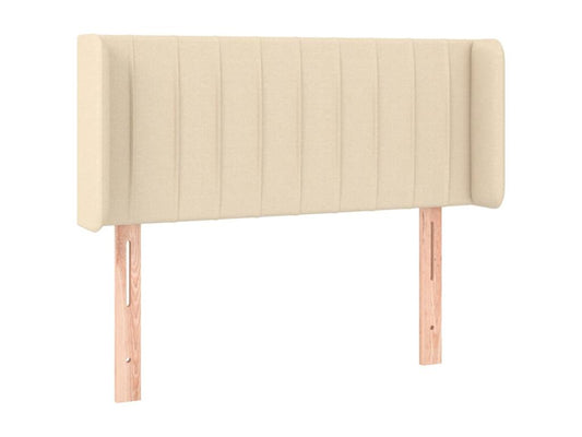 Cream LED Headboard 93x16x78/88 cm Fabric UFKD81672