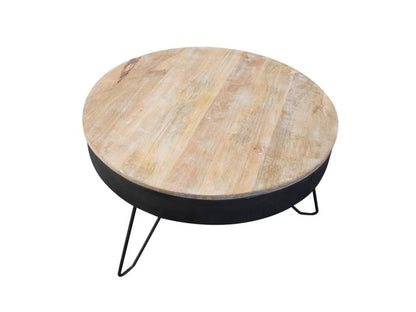 Locker GGSD72689 coffee table in mango wood and metal