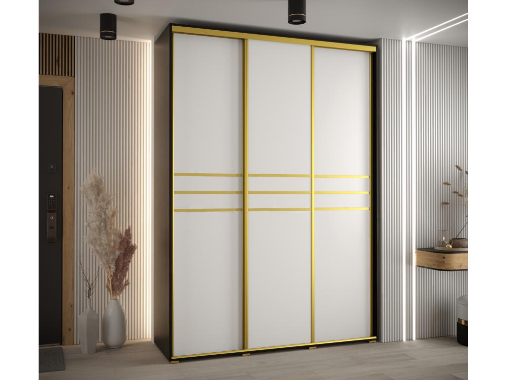 Ventoriq 10 Sliding Door Wardrobe 235.2/180/45 3 Doors JIUF01746