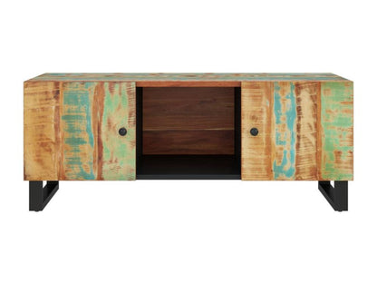 Coffee table 100x54x40 cm reclaimed and engineered wood OFCH52515