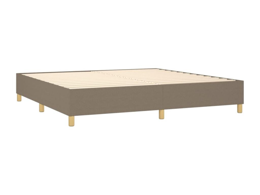 Ventoriq bed base, mattress, and LED lighting, 200x200cm, Fabric RKNF47819