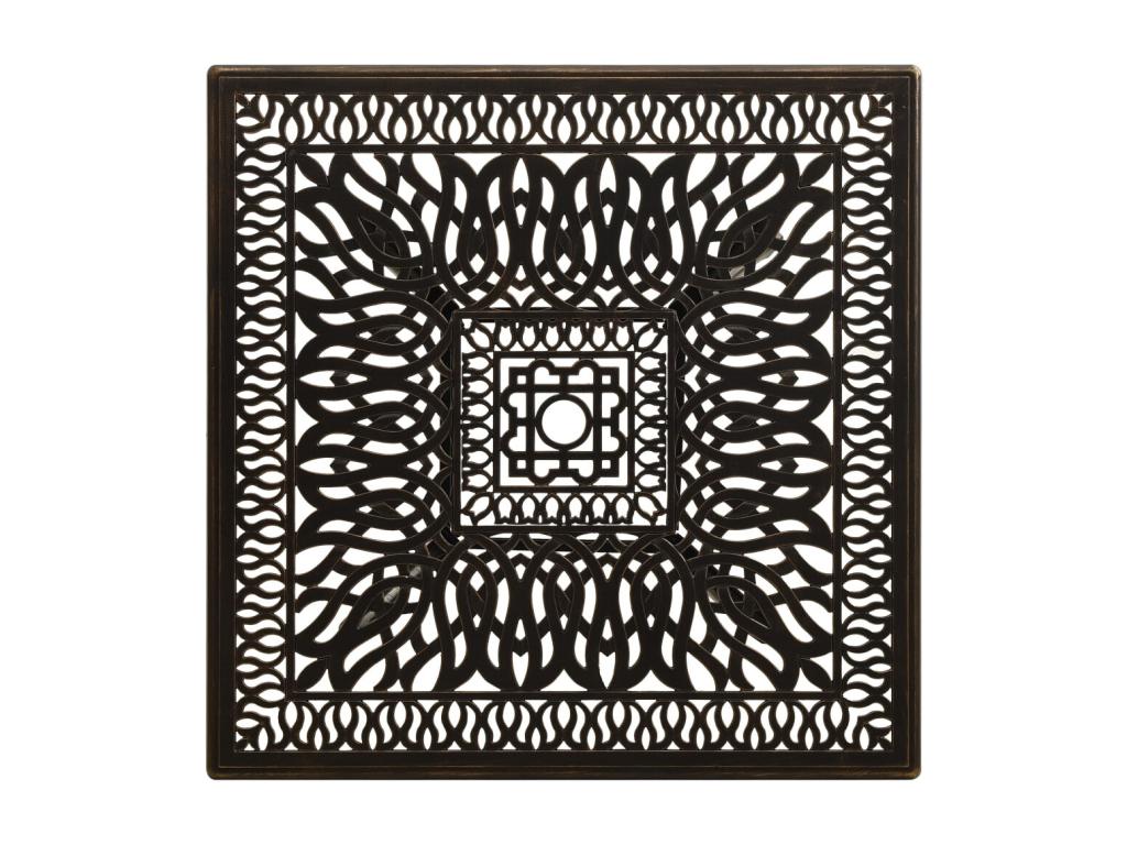 Ventoriq Premium - Bronze Garden Table 90x90x73 cm Cast Aluminum IIAB74244