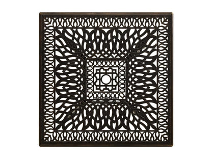 Ventoriq Premium - Bronze Garden Table 90x90x73 cm Cast Aluminum IIAB74244
