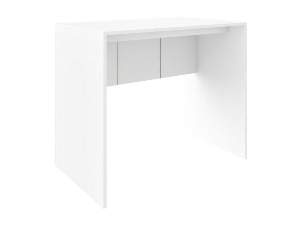 Matt White Desk W 90 H 76 D 54 cm QFBD59422