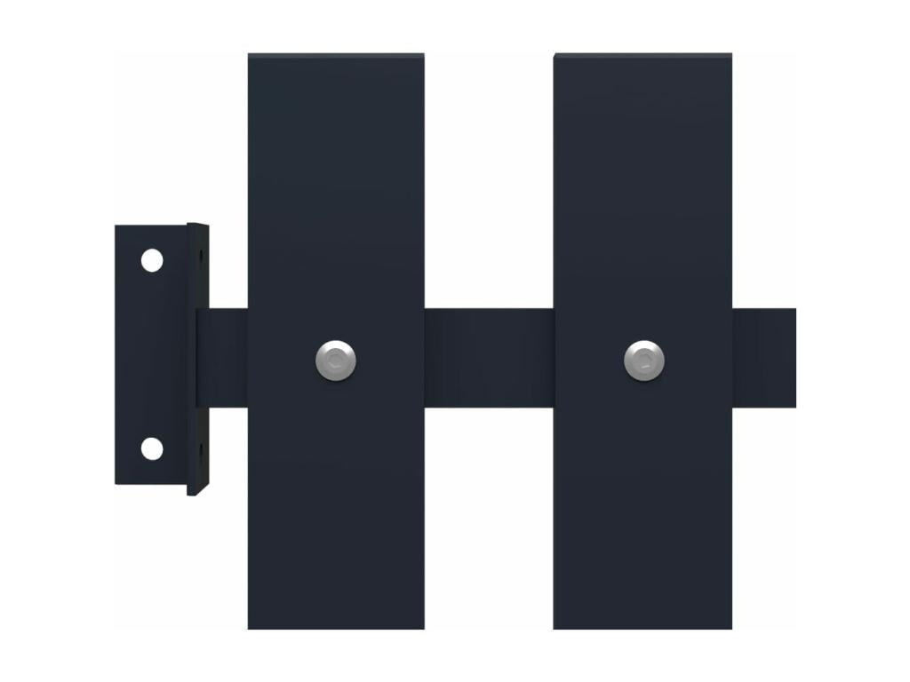 Anthracite fence panel 170.5x100 Powder-coated steel IFPA40972