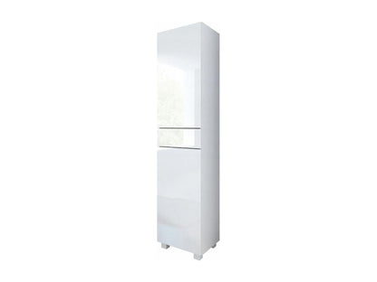 Lumenao 40cm White Lacquered Bathroom Column BM, wall-mounted or freestanding KBEN12540