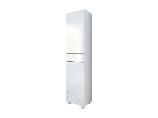 Lumenao 40cm White Lacquered Bathroom Column BM, wall-mounted or freestanding KBEN12540