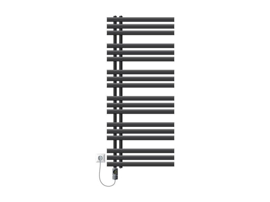 Ventoriq 600x1400mm Anthracite Electric Bathroom Radiator with 1200W Heating Element XCCF62241