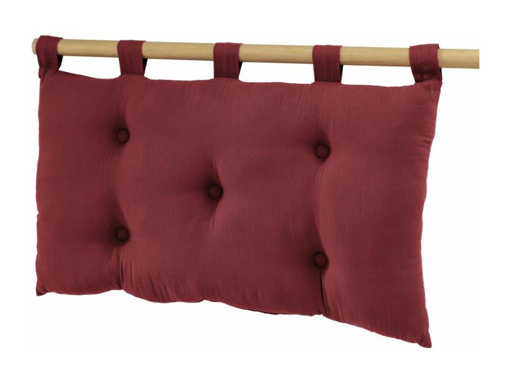 Headboard 50x80 cm Cotton Gauze Burgundy OGKZ80627