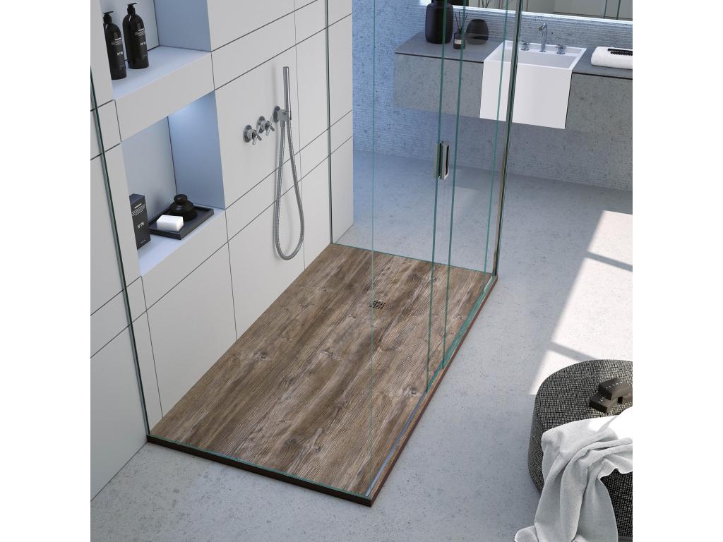 Lumenao shower tray with smooth finish, Lumenao 3D color grid - 190x90 cm SOGR80129