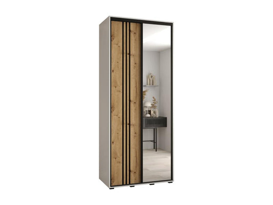 Ventoriq 7 Sliding Door Wardrobe 235.2/110/45 2 Doors White/Ventoriq/Black XCCO03438