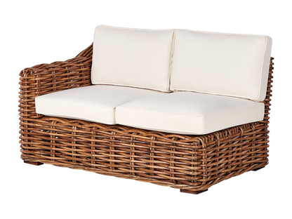 Ventoriq 3-Seater Corner Garden Sofa, Right-Hand Facing, Natural Rattan KHHX32553