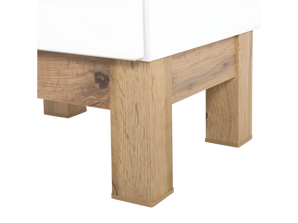 Ventoriq Bathroom Vanity Unit 84x60x45cm WHITE 820 Modern High Quality VLHU07645