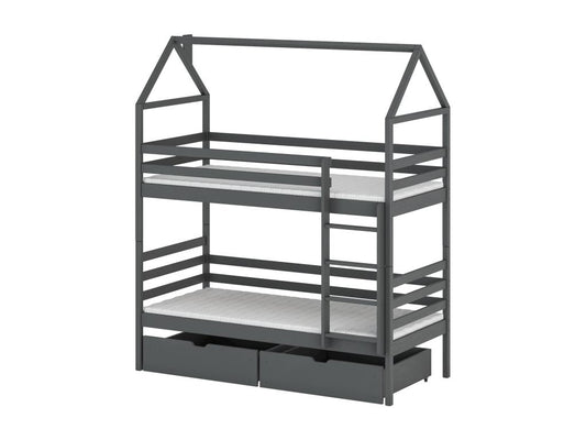 Ventoriq cabin bed HB012 90x180 cm Graphite VLZQ60863