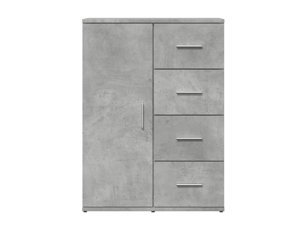 Concrete grey sideboard 59x39x80 cm engineered wood PBDZ13614