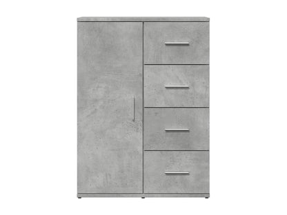 Concrete grey sideboard 59x39x80 cm engineered wood PBDZ13614