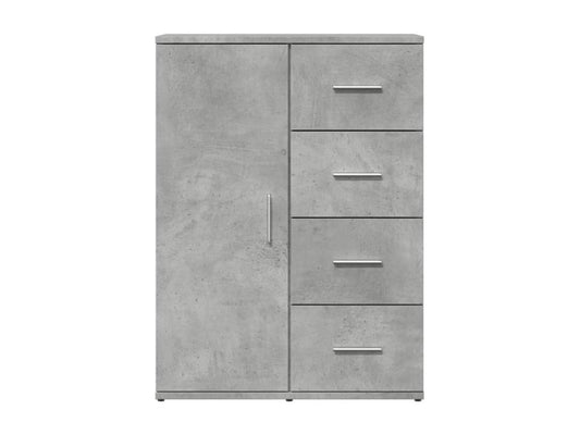 Concrete grey sideboard 59x39x80 cm engineered wood PBDZ13614