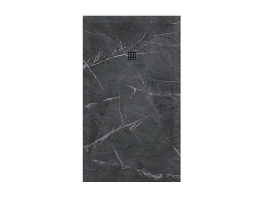 Ventoriq shower tray, smooth finish, Ventoriq 3D colored grid - 130x90 cm MFRB55687