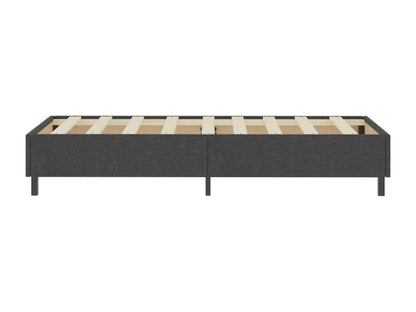 Grey Fabric Bed Frame 80x200 2 MNZO25473