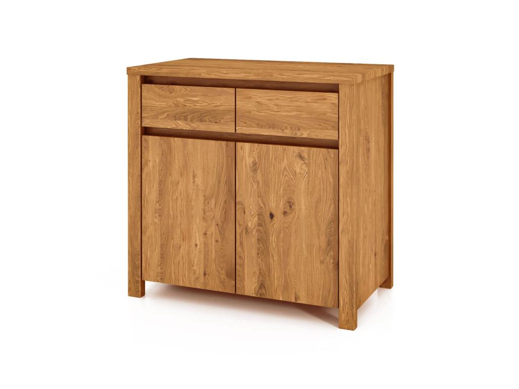 Ventoriq - Chest of drawers in solid wild oak with a natural oil finish IALT70507