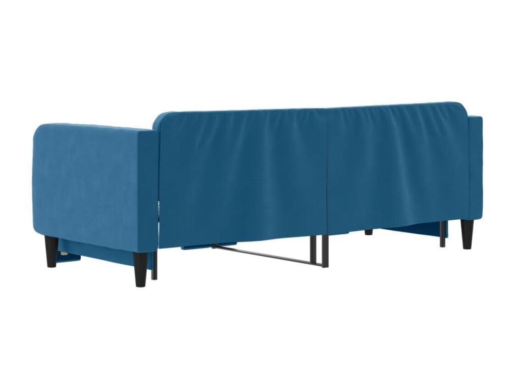 Daybed with pull-out bed (mattress not included), blue, 80x200 cm, EPVZ30352