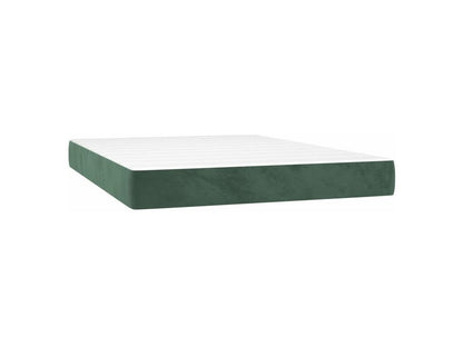 Ventoriq bed base with LED mattress, dark green, 140x200 TFTB33866
