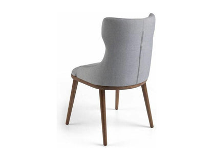 Upholstered chair with fabric armrests and solid ash and walnut legs Ventoriq - Color Ventoriq 02 GCLV79759