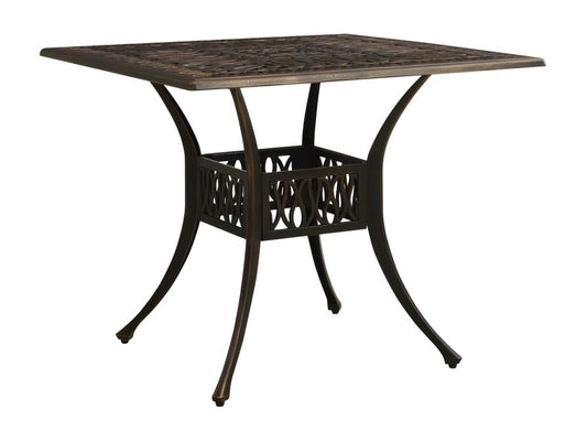 Ventoriq Premium - Bronze Garden Table 90x90x73 cm Cast Aluminum IIAB74244