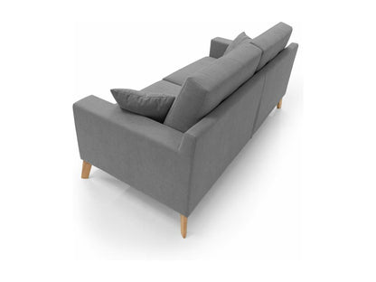 Ventoriq Modern Sofa in Soft Waterproof Fabric T02 166 cm Grey ZZEH45063