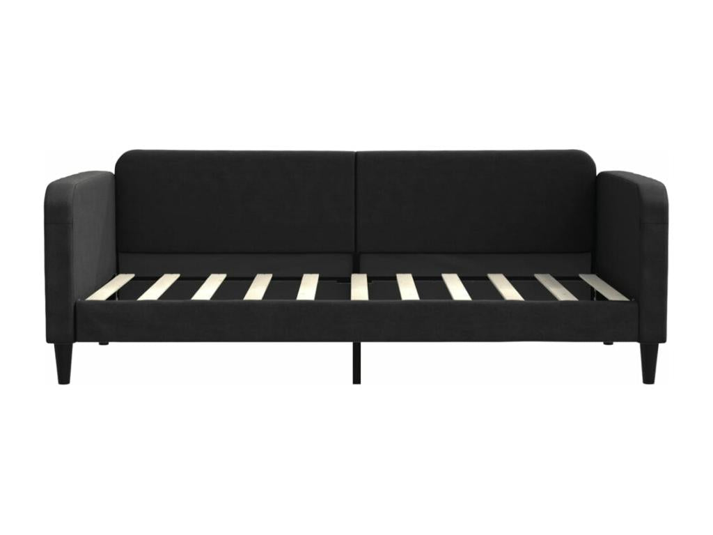 Black daybed 90x190 cm fabric EOHJ72563