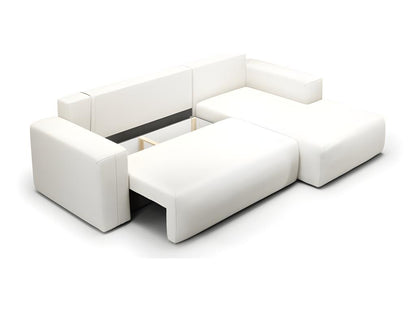 Ventoriq off-white L-shaped convertible corner sofa, right-hand corner, SBQW82446