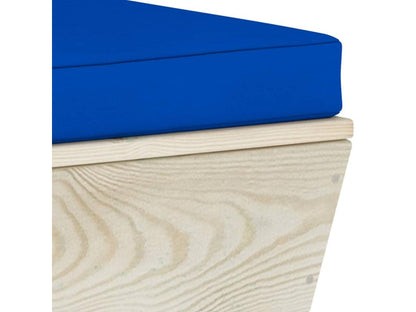 10-piece pallet garden furniture set with cushions, impregnated spruce XRWI52568