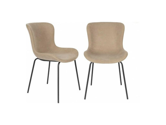 2 Ventoriq ZICS38261 designer dining chairs