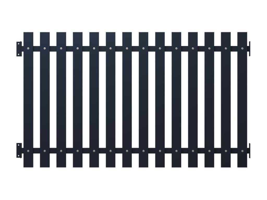 Anthracite fence panel 170.5x100 Powder-coated steel IFPA40972
