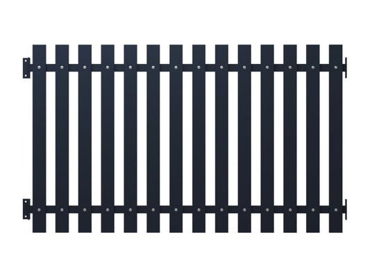 Anthracite fence panel 170.5x100 Powder-coated steel IFPA40972