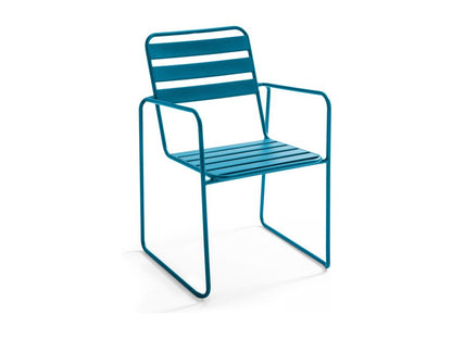 Ventoriq YGOA22490 Blue Steel Garden Chair