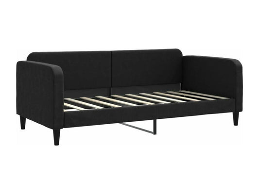 Black daybed 90x190 cm fabric EOHJ72563