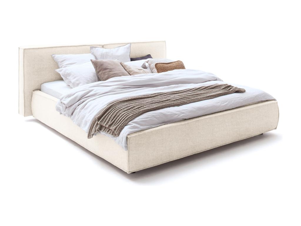 Bed - cream white flat weave - Boislis LCYZ31448