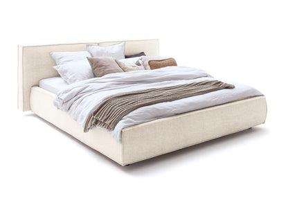 Bed - cream white flat weave - Boislis LCYZ31448