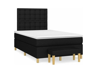 Boislis bed base with black mattress 120x200 fabric ISWX90708