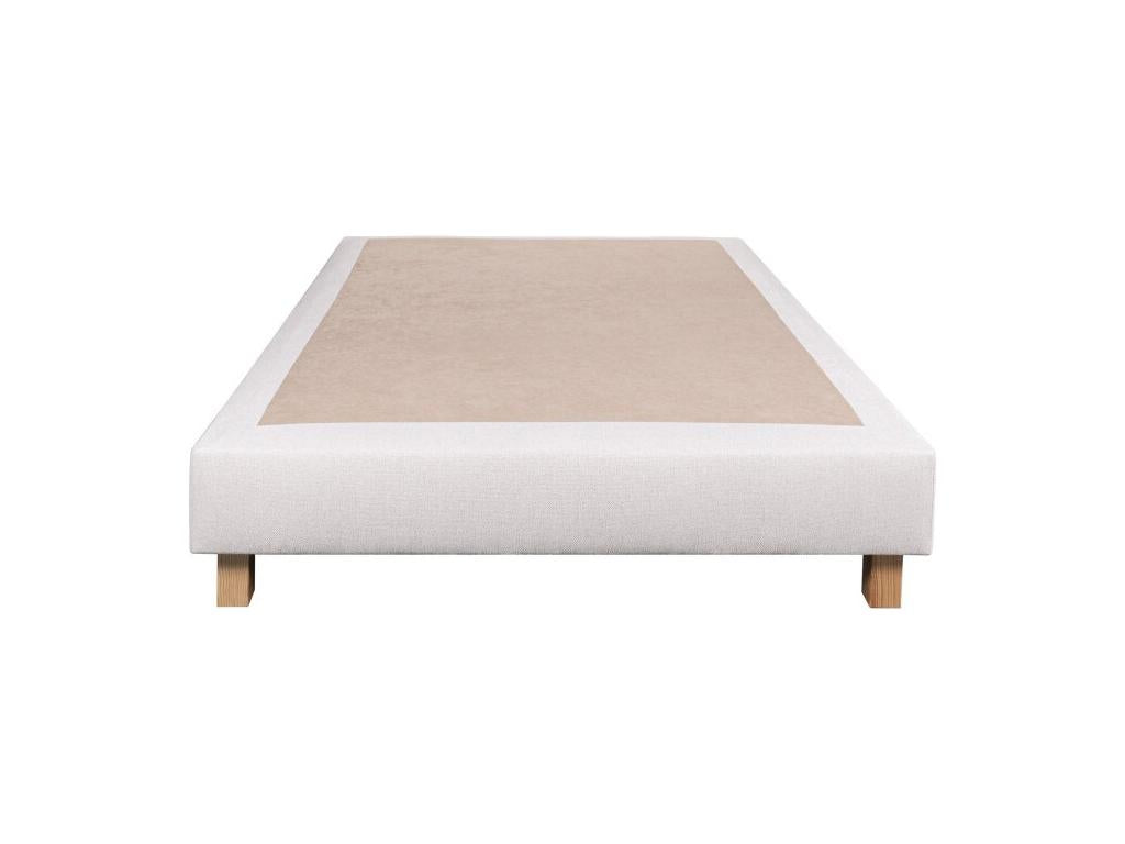 Dreamlux 26cm Pocket Spring Mattress Set with High-Density Foam, Firm Summer/Winter Sides, Beige Slatted Base 20cm Thick, 90x190cm JLZH16300